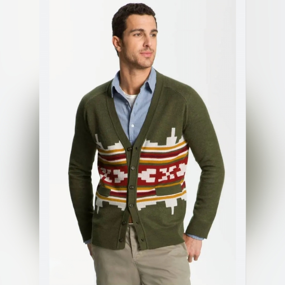 PENDELTON 100% Merino Wool Cardigan
